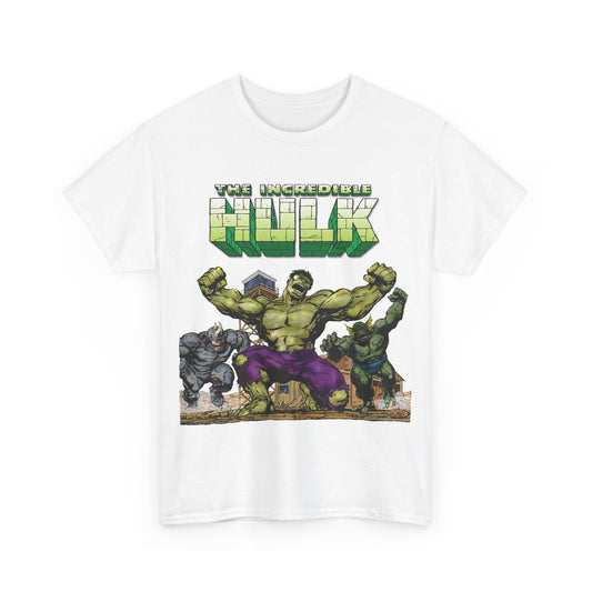 Incredible Hulk T-Shirt - Classic John Byrne Art - Rhino, Abomination - Marvel Comics - Bruce Banner