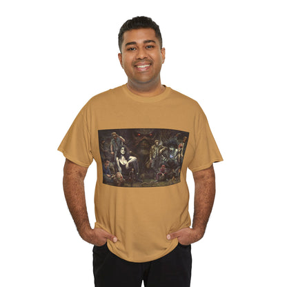 Vertigo Poster T-Shirt - Lee Bermejo Art - Swamp Thing, Sandman, Death, Spider Jerusalem, Shade - DC Comics