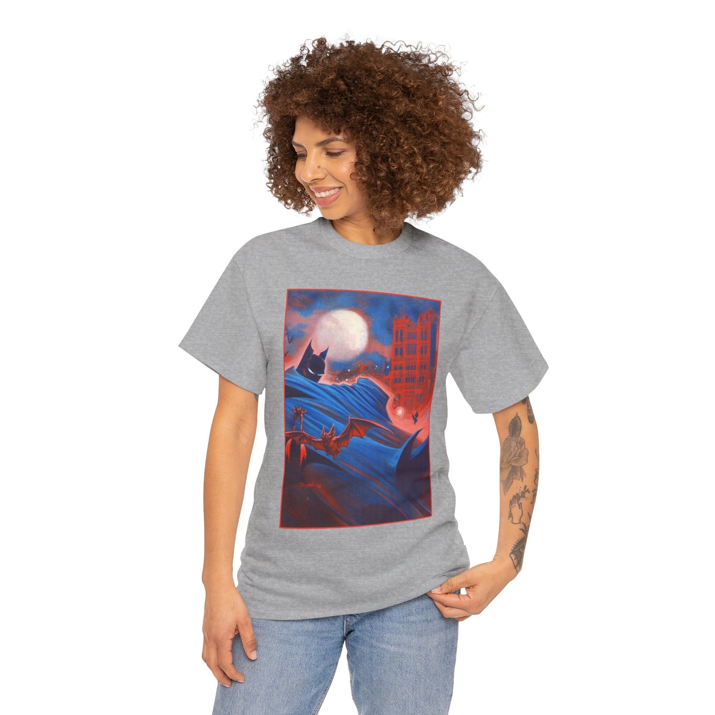Batman Holy Terror T-Shirt - Norm Breyfogle Painted Promotional Art - Elseworlds - DC Comics