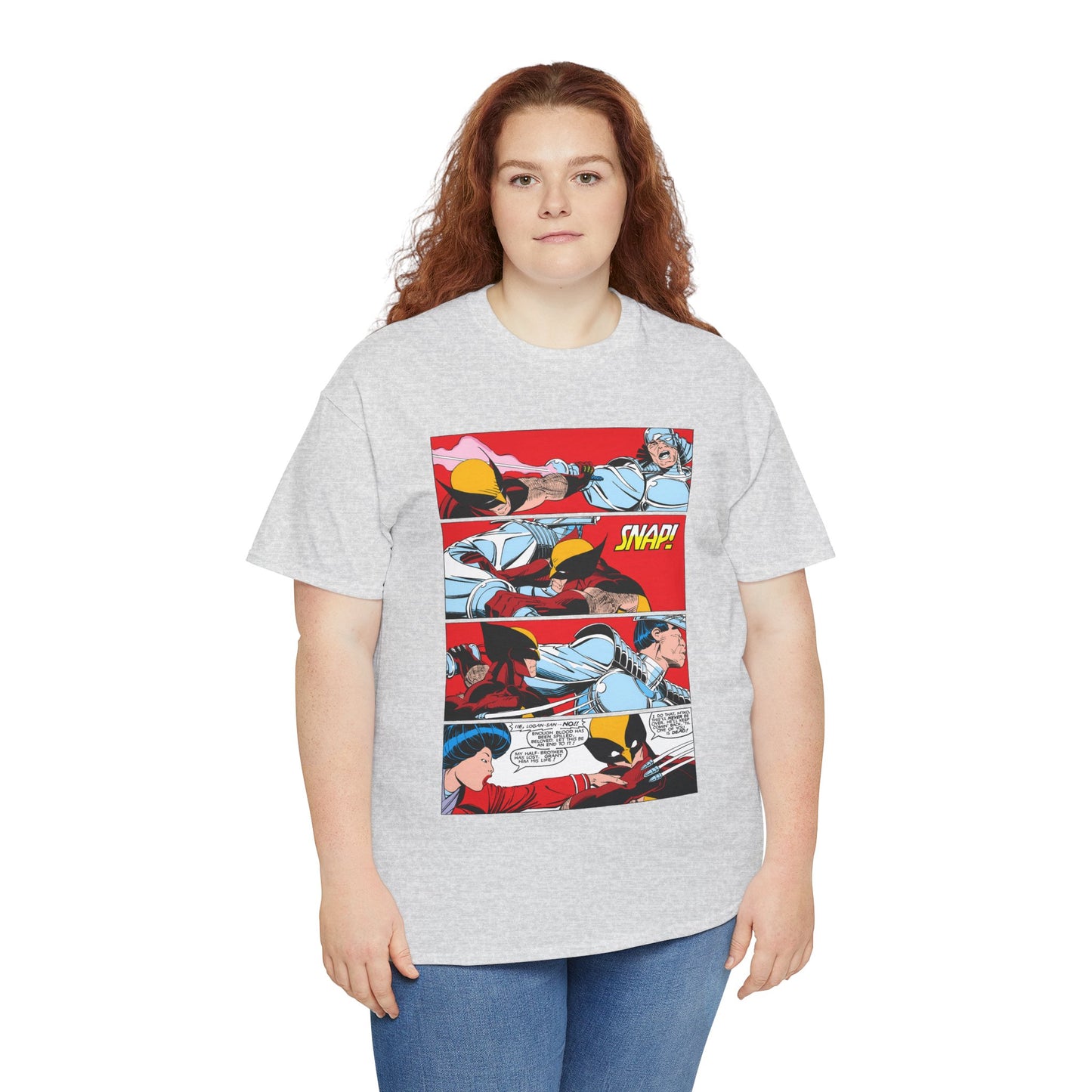 Wolverine Vs Silver Samurai Fight Page 3 T-Shirt - Uncanny X-Men #173 - Marvel Comics