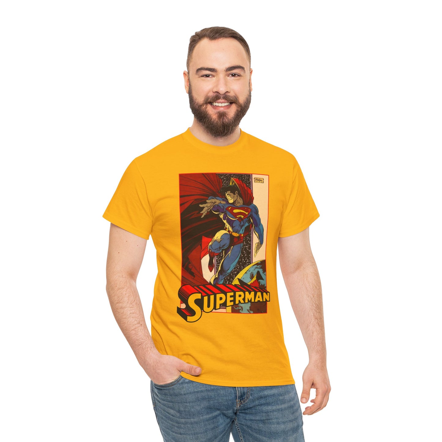 Superman T-Shirt - Todd McFarlane Art - Man of Steel, Metropolis - DC Comics