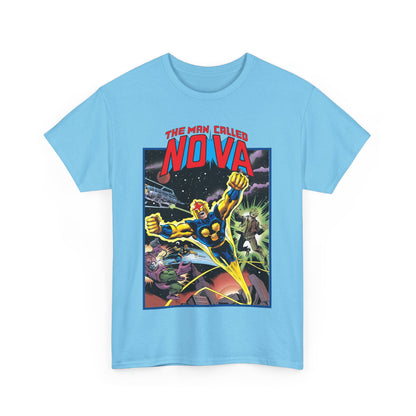 The Man Called Nova T-Shirt - Marvel Comics - Richard Rider - 1970s Comic Series Art - Cosmic Superhero