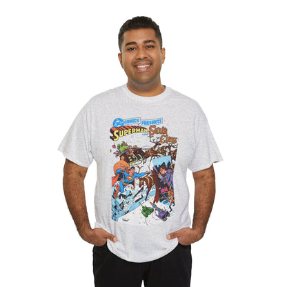Superman & Santa Claus T-Shirt - José Luis García-López Art - DC Comics Presents #67 - Vs. Toyman