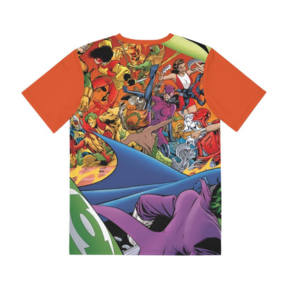 JLA: The Nail All Over Print Tee (Polyester) - Alan Davis Art - DC Comics