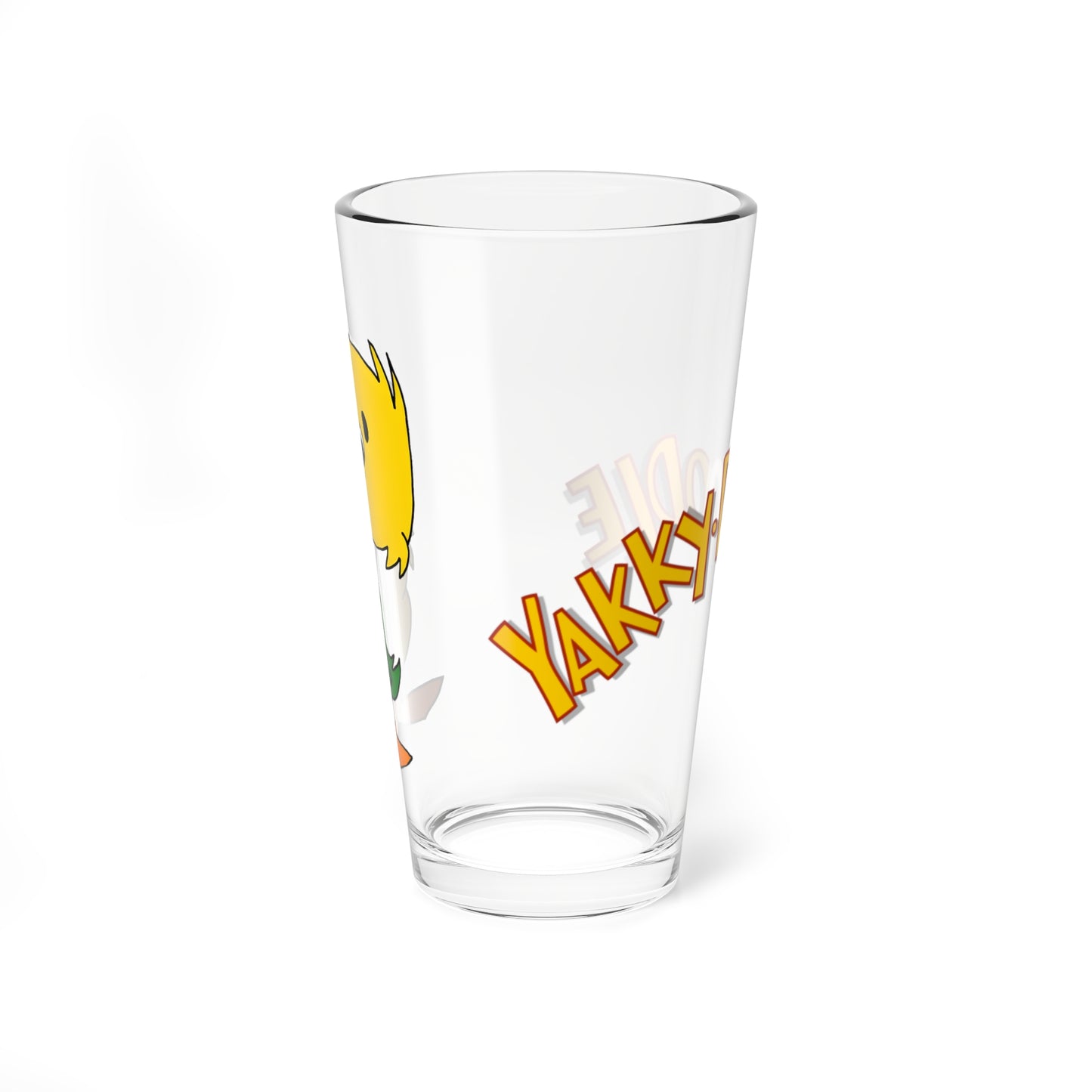 Yakky Doodle Pint Glass, 16oz - Beloved Hanna-Barbera Cartoon Character from the 1960s  - Yogi Bear Show Regular