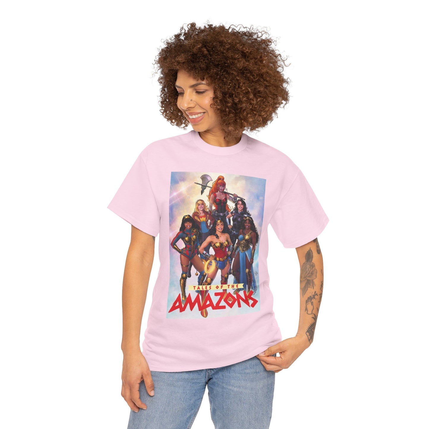 Tales of the Amazons T-Shirt - Nicola Scott Art - Wonder Woman, Wonder Girl, Troia, Nubia, Artemis, Queen Hippolyta, Yara Flor, Donna Troy - DC Comics