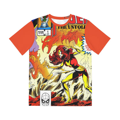 Phoenix: The Untold Story All Over Print Tee (Polyester) - John Byrne Art - Cyclops, Jean Grey, Colossus, Wolverine, Storm - Marvel Comics (IMPROVED PLACEMENT AND PRINTING TECHNIQUES)