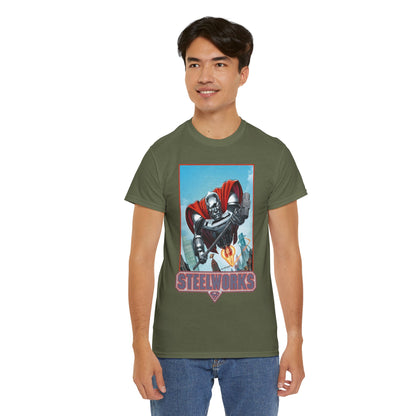 Steelworks T-Shirt - Jon Bogdanove Art - John Henry Irons - Superman Family - DC Comics