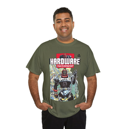 Hardware T-Shirt - Denys Cowan Art - Curtis Metcalf Vs Edwin Alva - Milestone Media - DC Comics