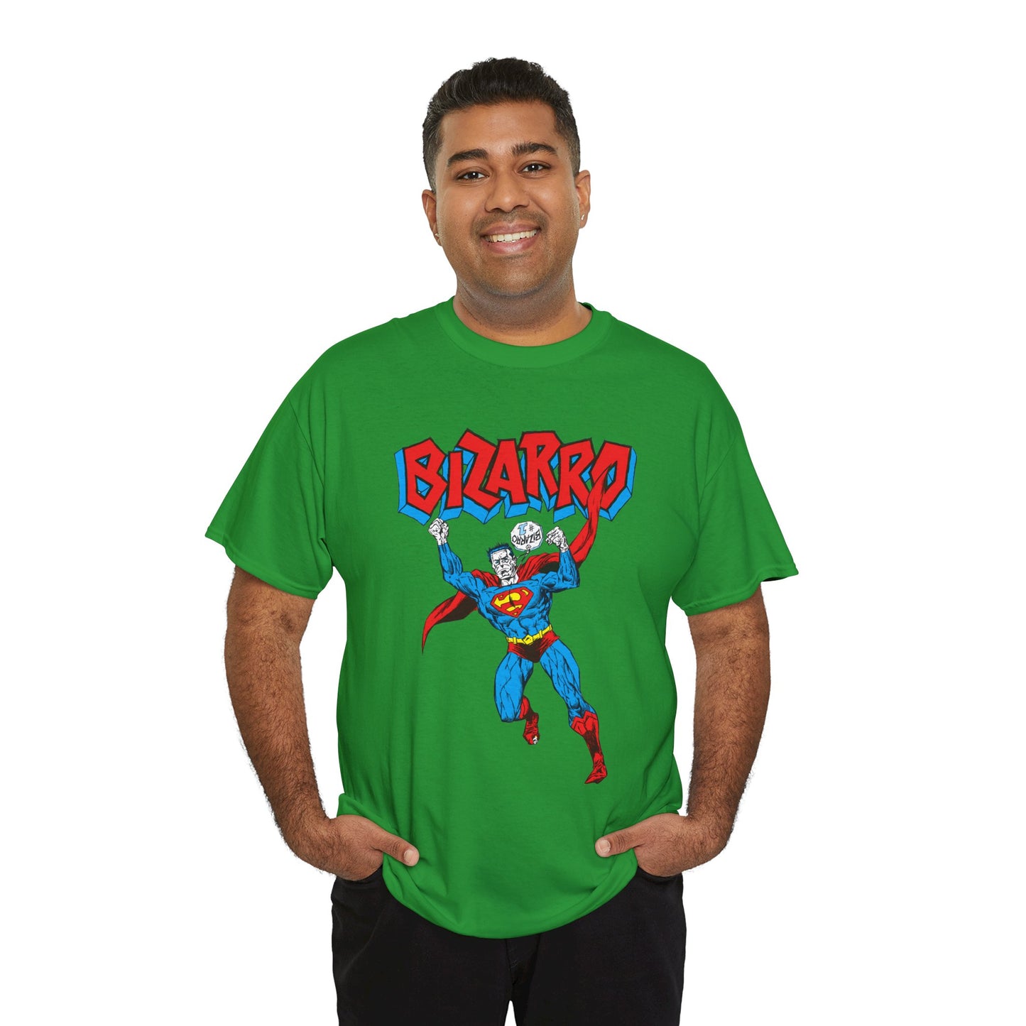 Bizarro T-Shirt - Superman Villain - DC Comics - Bizarro World - Who's Who Art - Silver Age Favourite