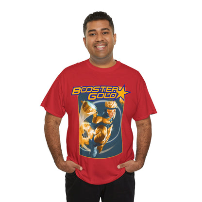 Booster Gold T-Shirt - Don Aguillo Art - Justice League: The Omega Act - DC Comics