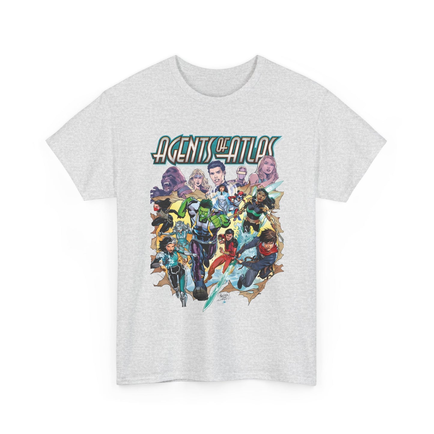 Agents of Atlas T-Shirt - Shang-Chi, Silk, Aero, Luna Snow - Marvel Comics