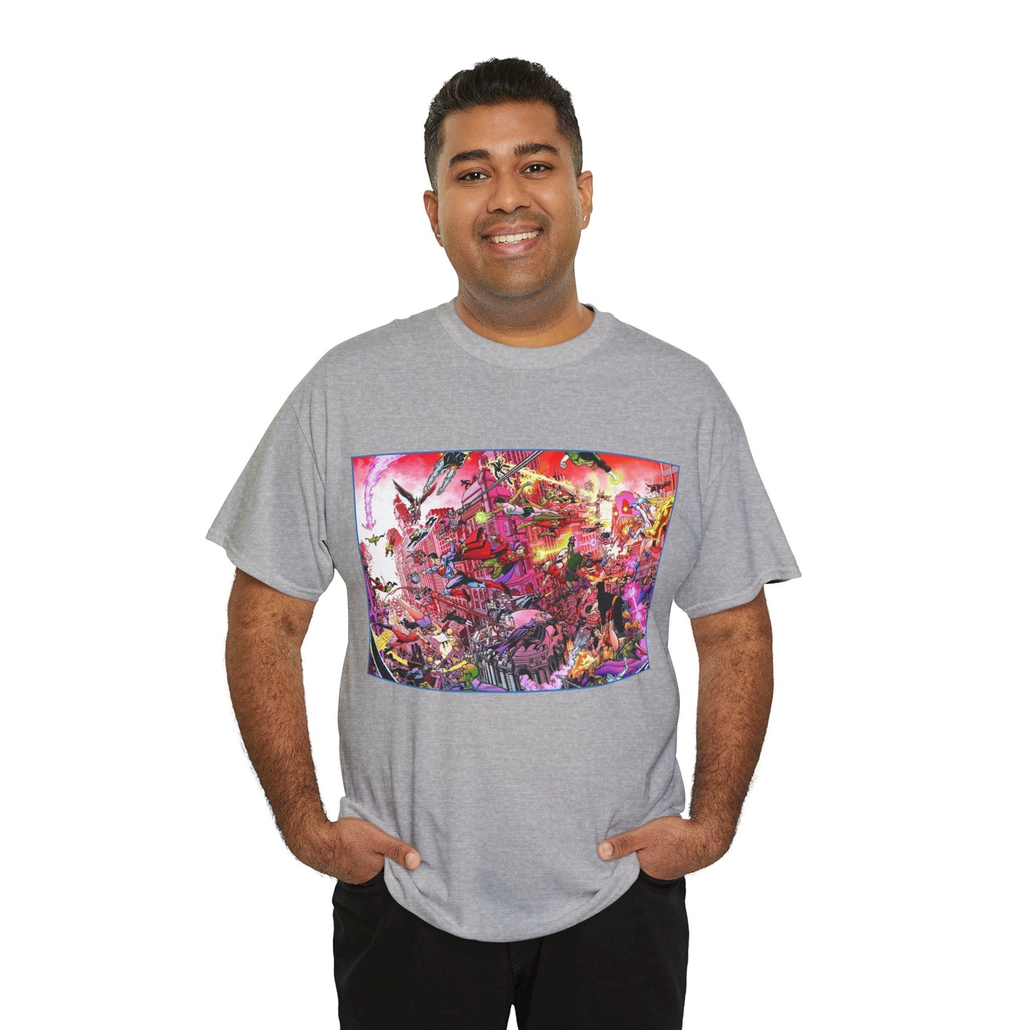 Crisis on Infinite Earths/DC Legends T-Shirt - George Perez Art - DC Comics