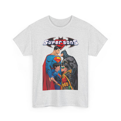 Super Sons T-Shirt - Jorge Jimenez Art - Superman, Batman, Jon Kent, Damian Wayne - DC Comics - Sons of Superman & Batman
