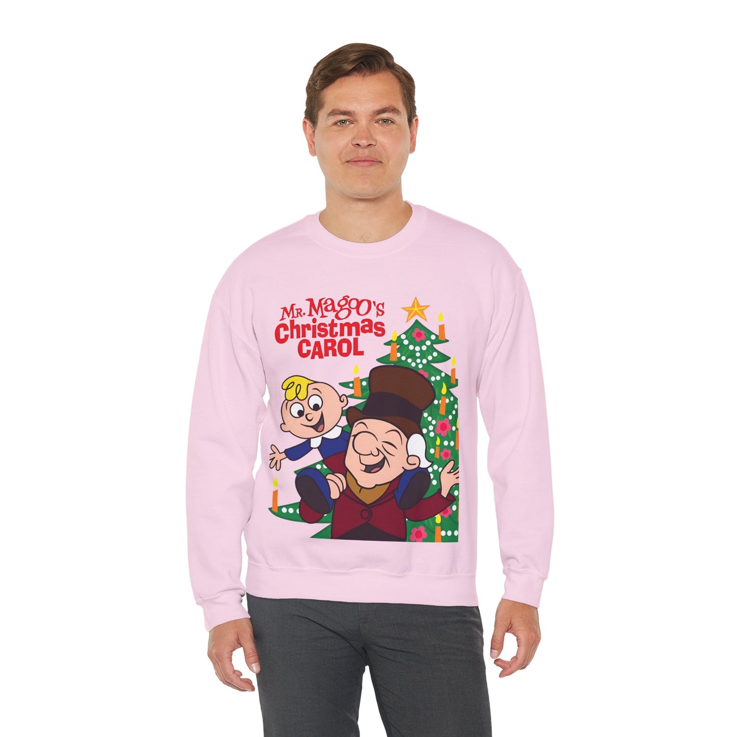 Mr. Magoo's Christmas Carol Crewneck Sweatshirt - UPA 1960s TV Holiday Special