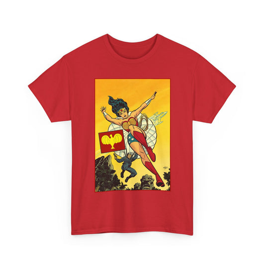 Wonder Woman T-Shirt - Michael Cho Art - Golden Age Art Theme - Steve Trevor - DC Comics