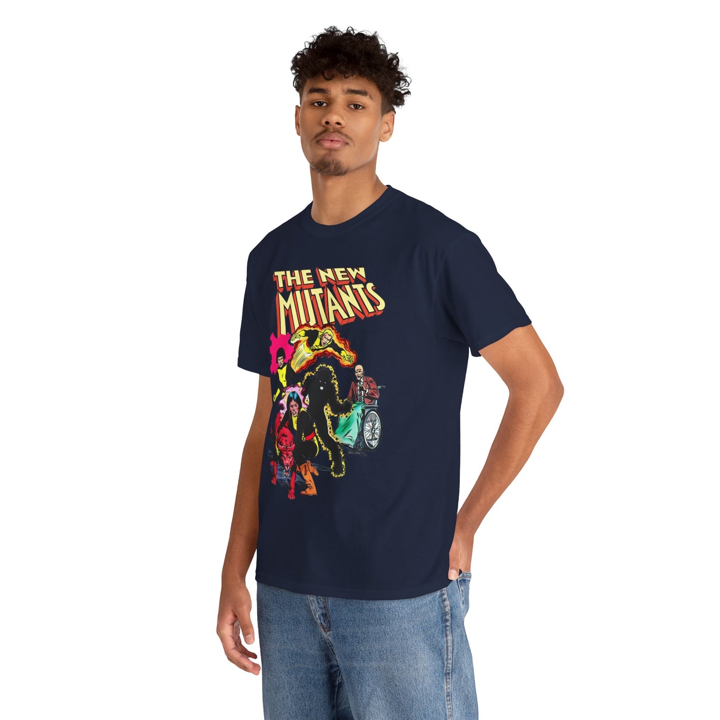 New Mutants T-Shirt - Sunspot, Cannonball, Mirage, Karma, Danni Moonstar - X-Men Characters - Marvel Comics - Mutant Students - Professor X