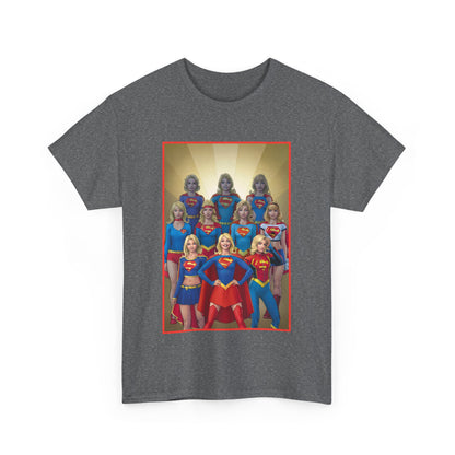 Supergirl Through the Ages T-Shirt - Nicola Scott Art - Kara from Kandor, Superman's Cousin, Linda Danvers - Survivor from Krypton - DC Comics