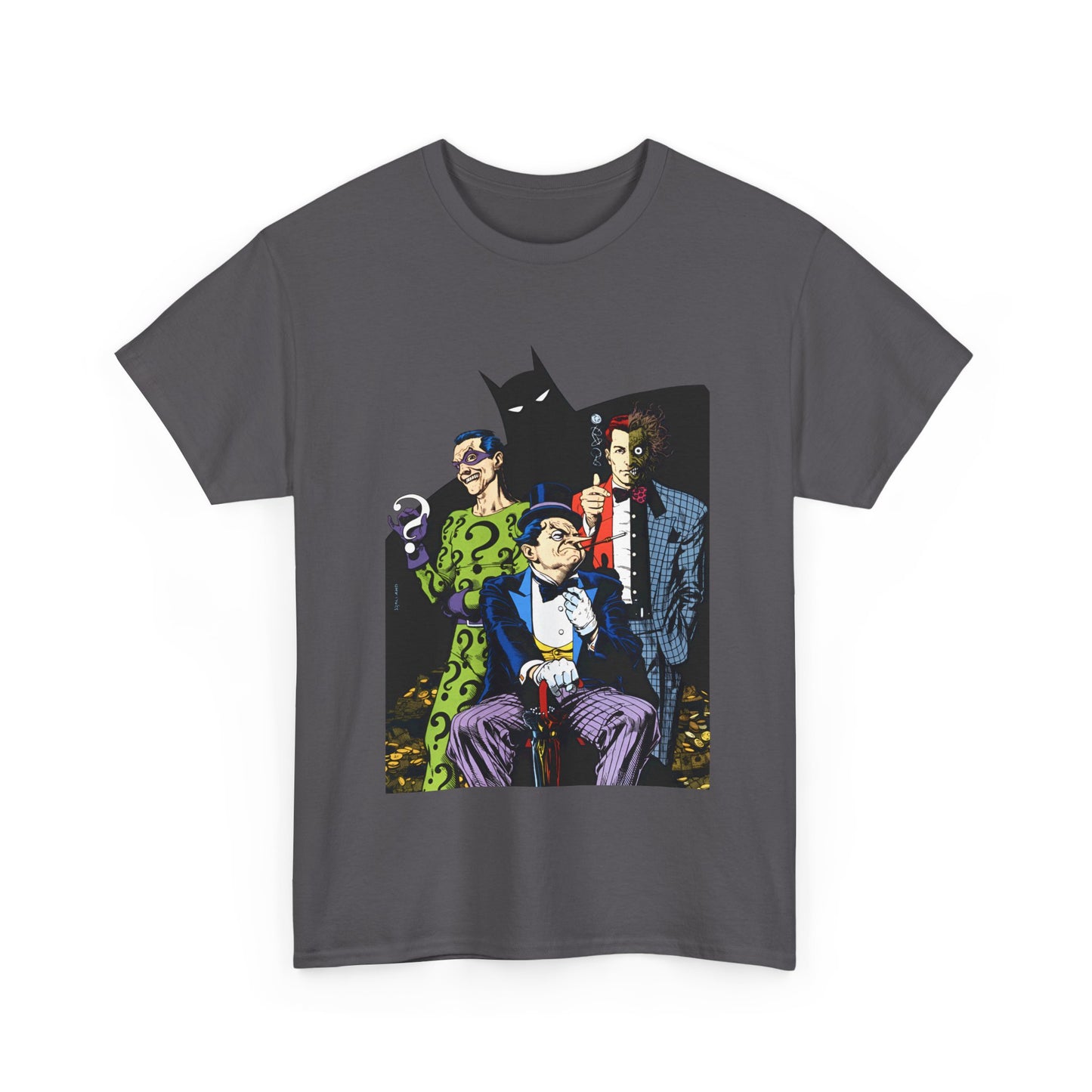 Riddler, Two-Face, Penguin T-Shirt - Brian Bolland Art - DC Comics