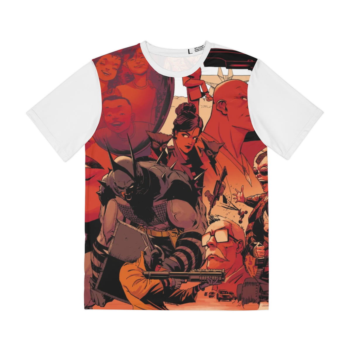 Absolute Batman All-Over Print Tee (Polyester) - Nick Dragotta Art - DC Comics (IMPROVED PLACEMENT AND PRINTING TECHNIQUES)