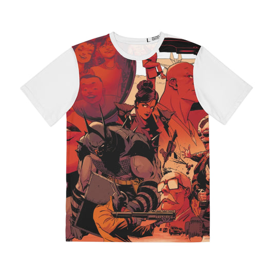 Absolute Batman All-Over Print Tee (Polyester) - Nick Dragotta Art - DC Comics (IMPROVED PLACEMENT AND PRINTING TECHNIQUES)