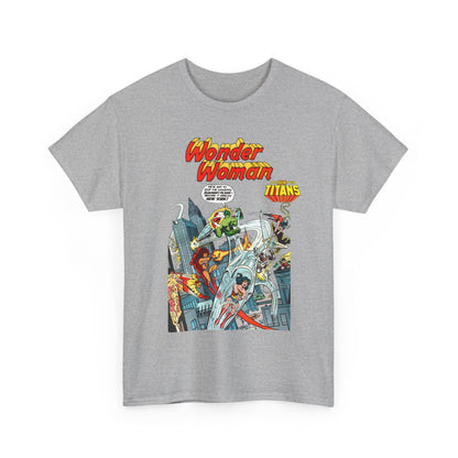 Wonder Woman/New Teen Titans T-Shirt - Ross Andru Art - Wonder Girl, Starfire, Cyborg, Raven - #287 Cover Art - DC Comics