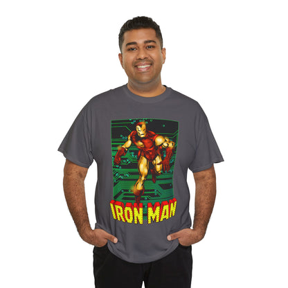 Iron Man T-Shirt - John Byrne Art - Tony Stark, Stark Industries - Avengers Member & Leader - Marvel Comics Armored Hero