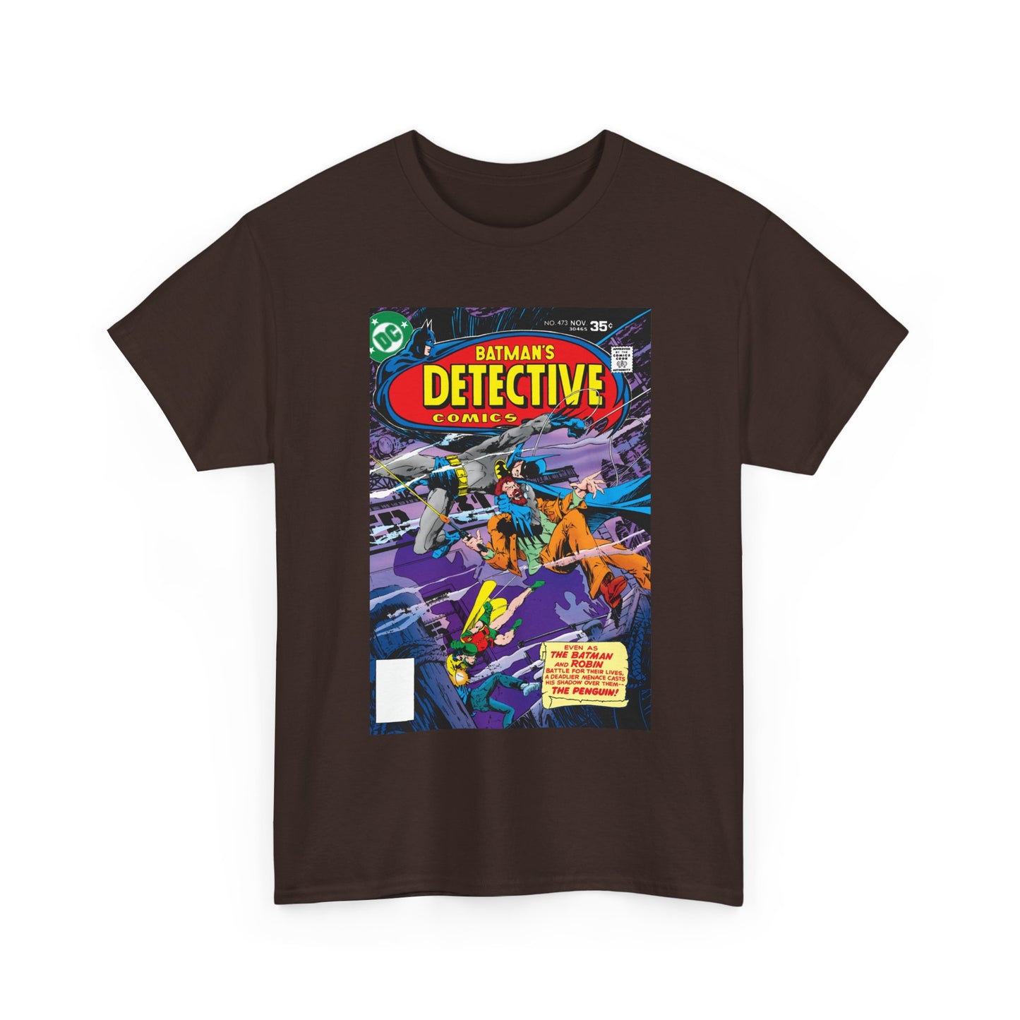 Detective Comics #473 T-Shirt - Marshall Rogers Art - Robin Appearance - DC Comics
