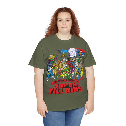 Secret Society of Super-Villains T-Shirt - DC Comics - SSOSV - Luthor, Grodd, Darkseid, Sinestro, Poison Ivy, Mirror Master