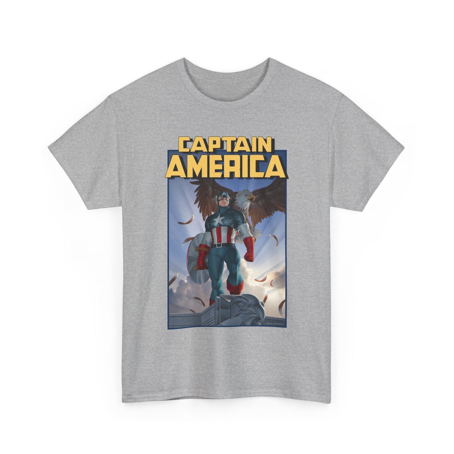 Captain America T-Shirt - Junggeun Yoon Art - Avengers Member - Marvel Comics