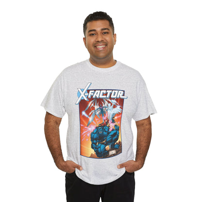 X-Factor T-Shirt - Whilce Portacio Art - Cyclops, Jean Grey, Iceman, Arcangel, Beast - X-Men Founding Members - Marvel Comics