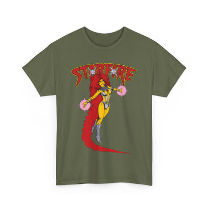 Starfire T-Shirt - George Perez Art - Popular New Teen Titans Character - DC Comics - Tamaran Princess
