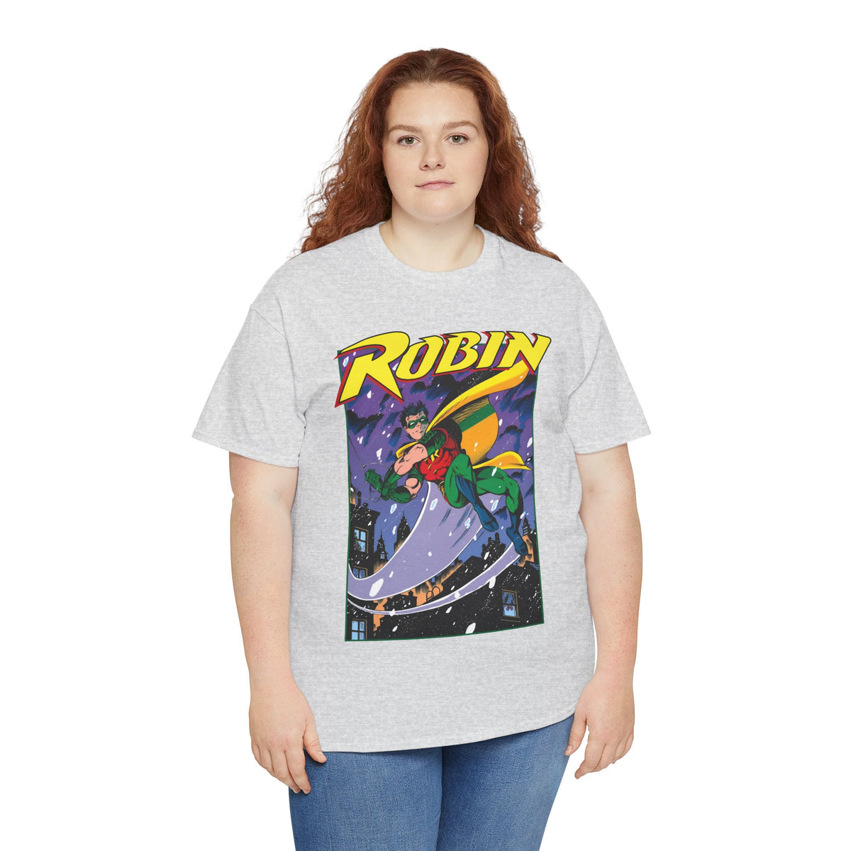 Robin T-Shirt - Tom Grummett Art - Tim Drake, Batman Family, Gotham City - DC Comics