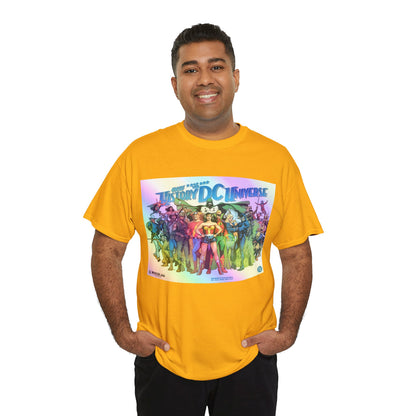 New History of the DC Universe T-Shirt - Wonder Woman, Wildcat, Black Canary, Sgt. Rock, Etrigan, Spectre, Jonah Hex - DC Comics
