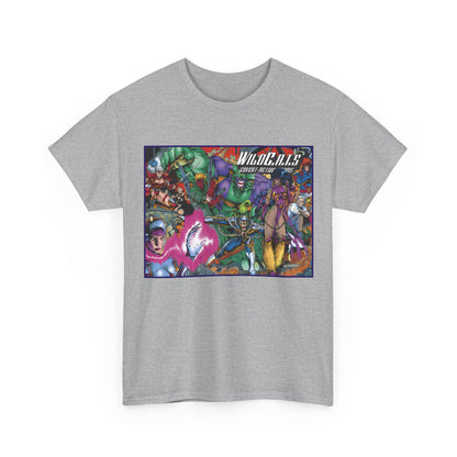Wildcats T-Shirt - Jim Lee Art - #0 Cover - Spartan, Grifter, Zealot, Voodoo, Maul, Warblade, Emp - Image Comics/Wildstorm/DC Comics - WildC.A.T.S.