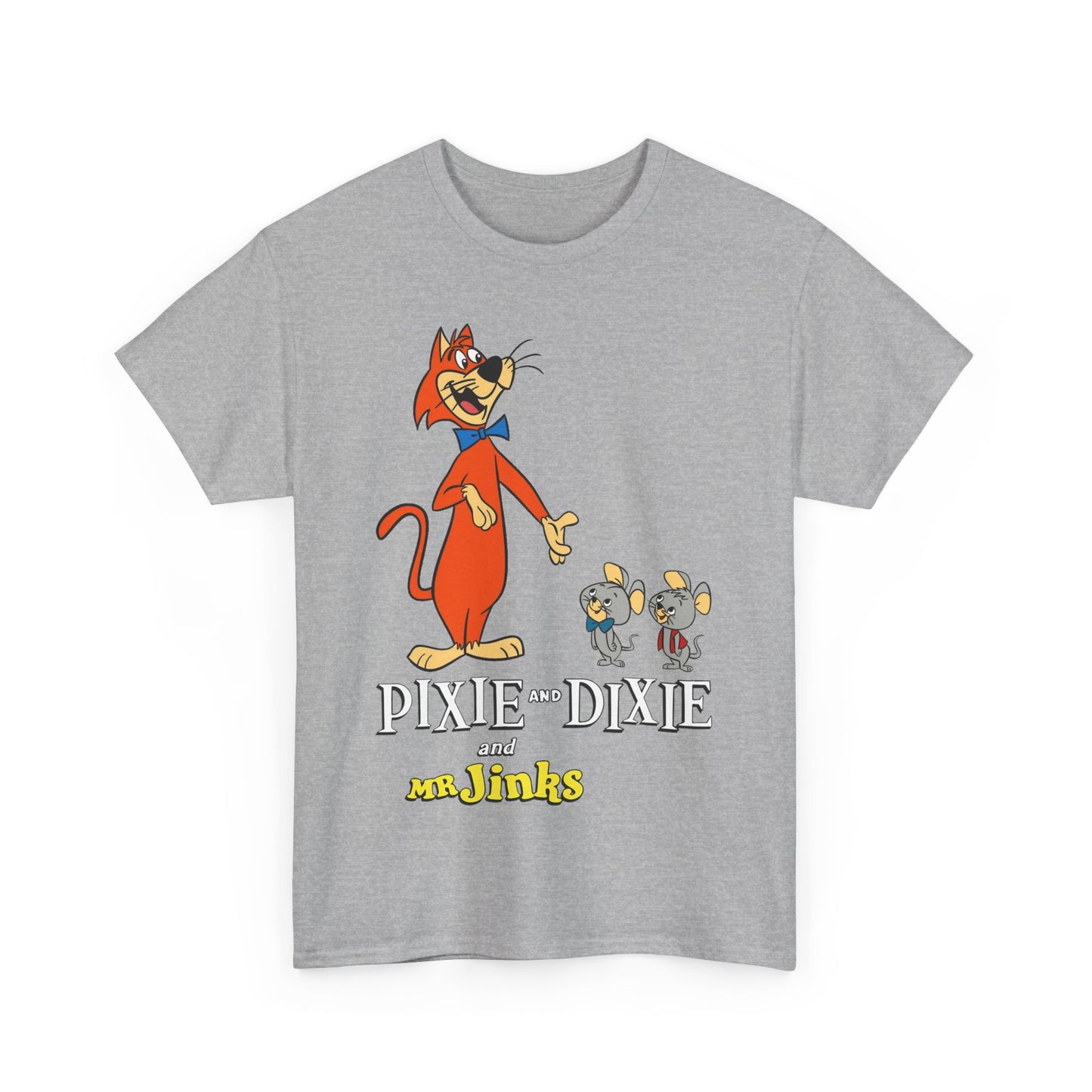 Pixie & Dixie & Mr Jinks T-Shirt - Classic Hanna-Barbera Saturday Morning Cartoon - I Hate Meeces to Pieces!