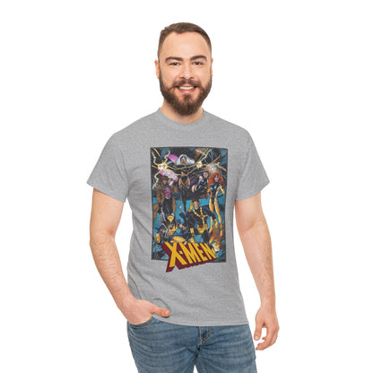 Uncanny X-Men T-Shirt - George Perez Art - Cyclops, Jean Grey, Psylocke, Gambit, Storm - Marvel Comics Mutant Heroes