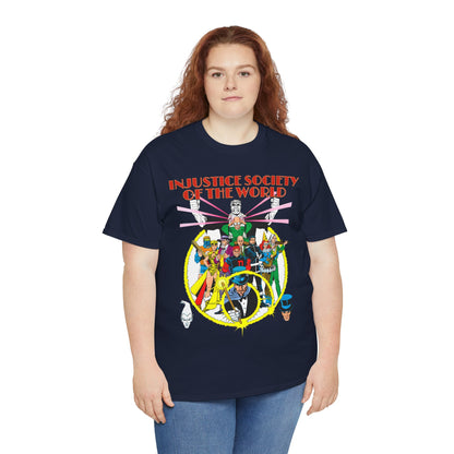 Injustice Society of America T-Shirt - George Perez Art - Justice Society/JSA Foes - Solomon Grundy, Huntress, Per Degaton, The Shade, Vandal Savage - DC Comics - Golden Age
