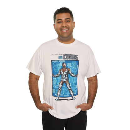 Cyborg T-Shirt - George Perez Art - New Teen Titans Pin-Up Poster - Victor Stone - DC Comics