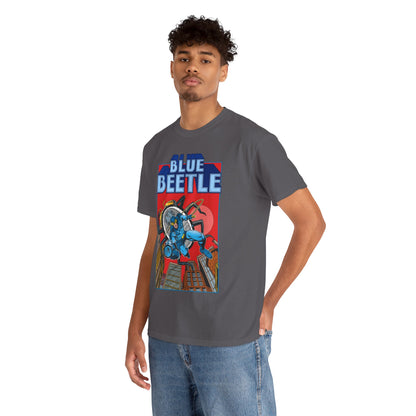 Blue Beetle T-Shirt - Paris Cullins Art - Ted Kord - DC Comics