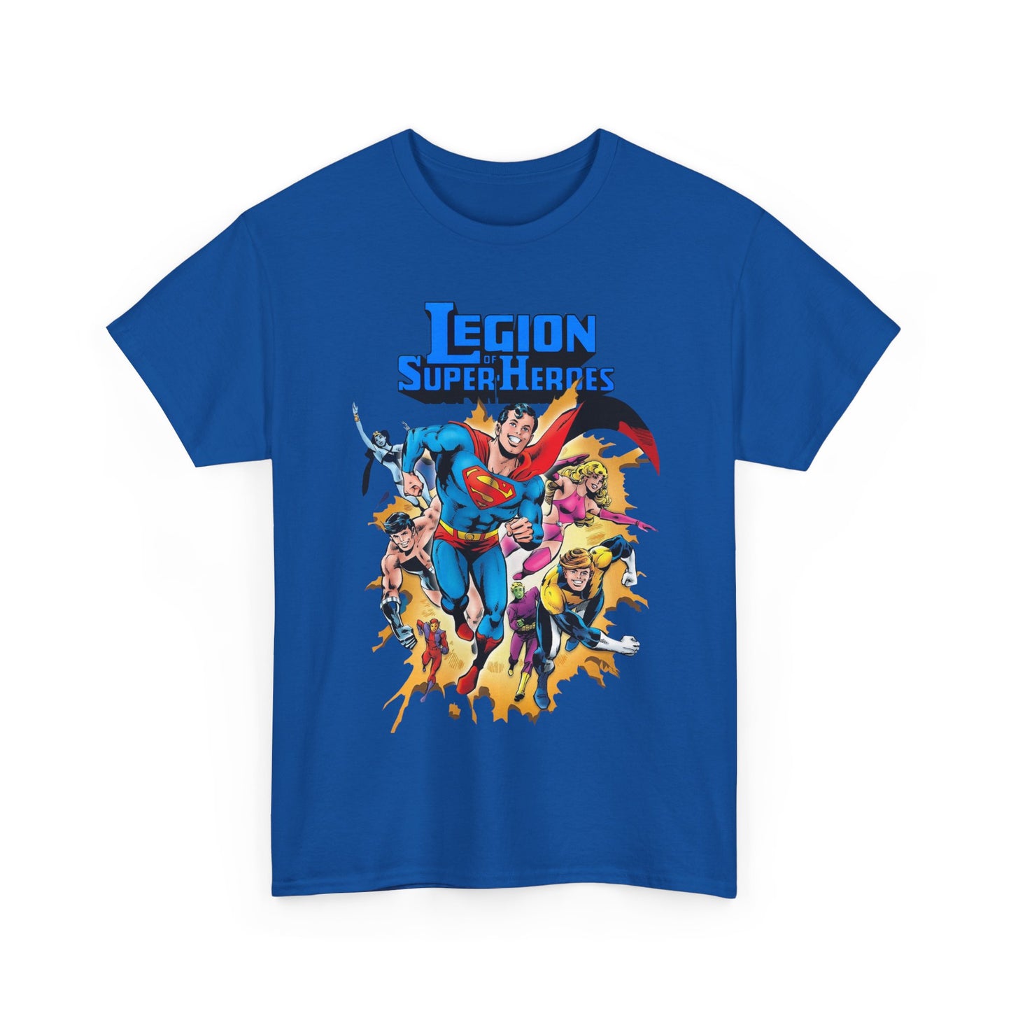 Superboy & Legion of Super-Heroes T-Shirt - Joe Staton Art - DC Comics