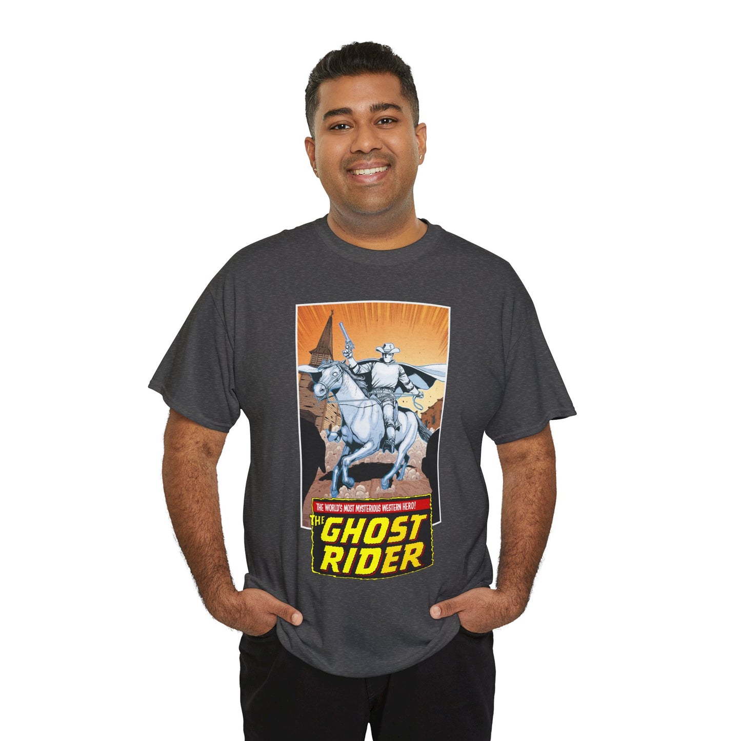 Ghost Rider/Phantom Rider T-Shirt - Carter Slade - Marvel Comics - 1970s Supernatural Western Hero