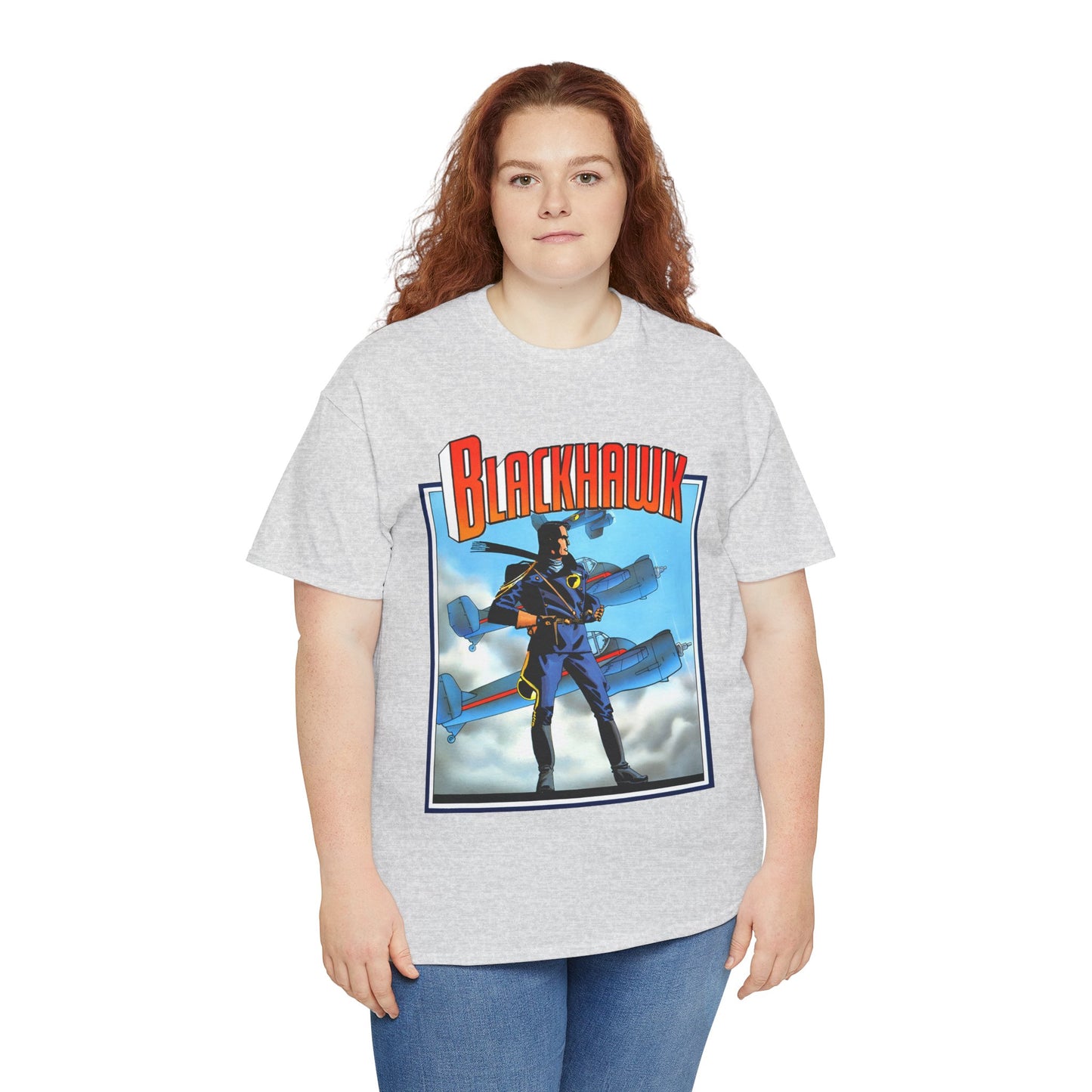 Blackhawk T-Shirt - Howard Chaykin Art - World War II Anti-Nazi Ace Pilots - DC Comics