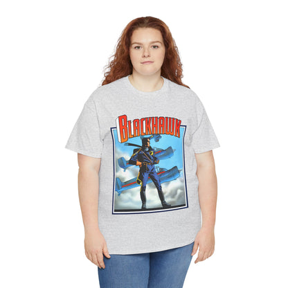Blackhawk T-Shirt - Howard Chaykin Art - World War II Anti-Nazi Ace Pilots - DC Comics