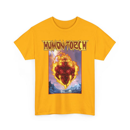Human Torch T-Shirt - Howard Porter Art - Marvel Comics