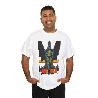 Batman T-Shirt - George Perez Art - JLA 80s Postcard Set - DC Comics - Gotham City - Justice League of America Member