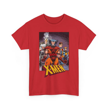 X-Men T-Shirt - While Portacio Art - Wolverine, Cyclops, Storm, Cable, Havok - Marvel Comics