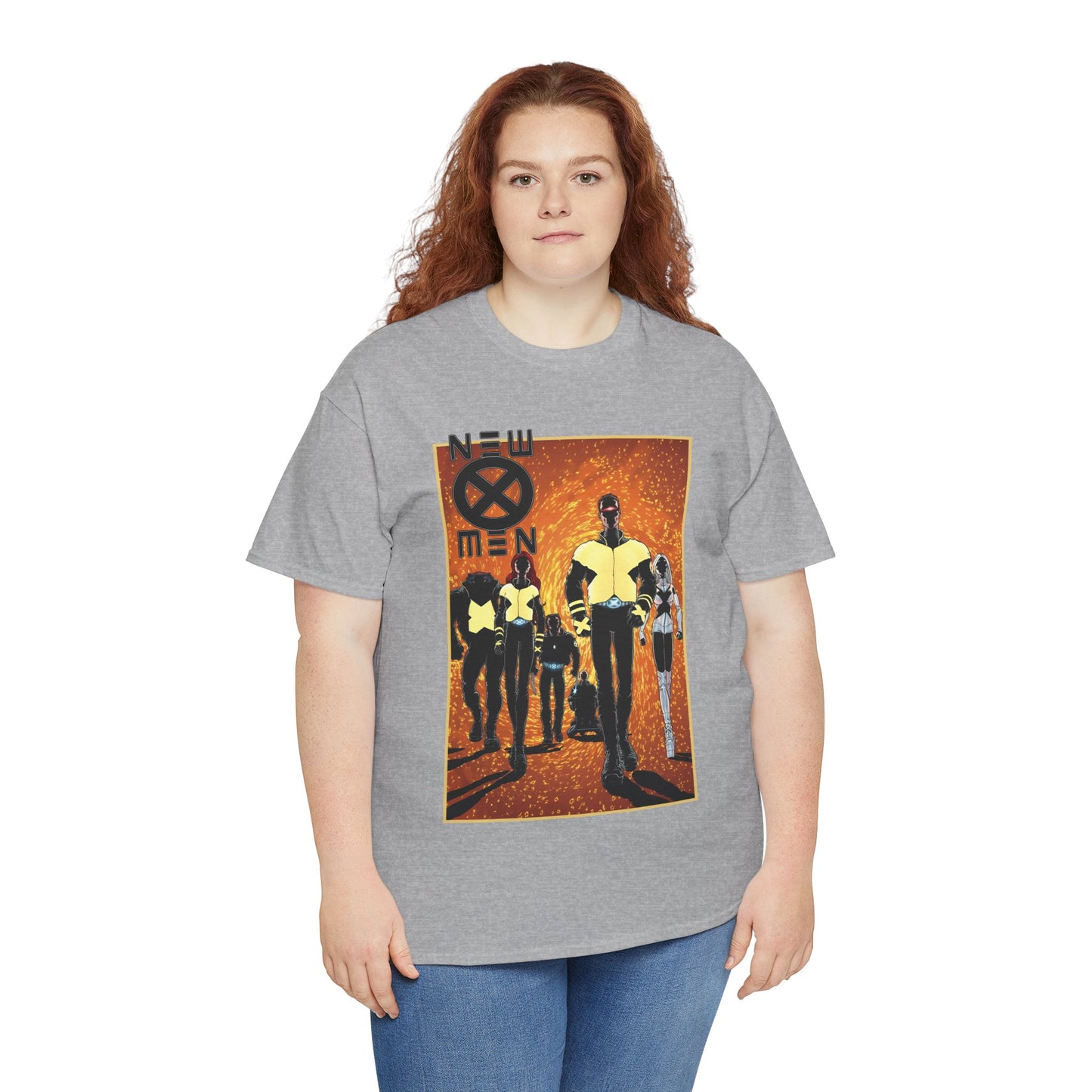 New X-Men T-Shirt - Frank Quitely Art - Wolverine, Cyclops, Jean Grey, Beast, Professor X - Marvel Comics - Grant Morrison Run