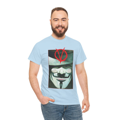 V For Vendetta T-Shirt - David Lloyd Art - Guy Fawkes Mask - DC Comics