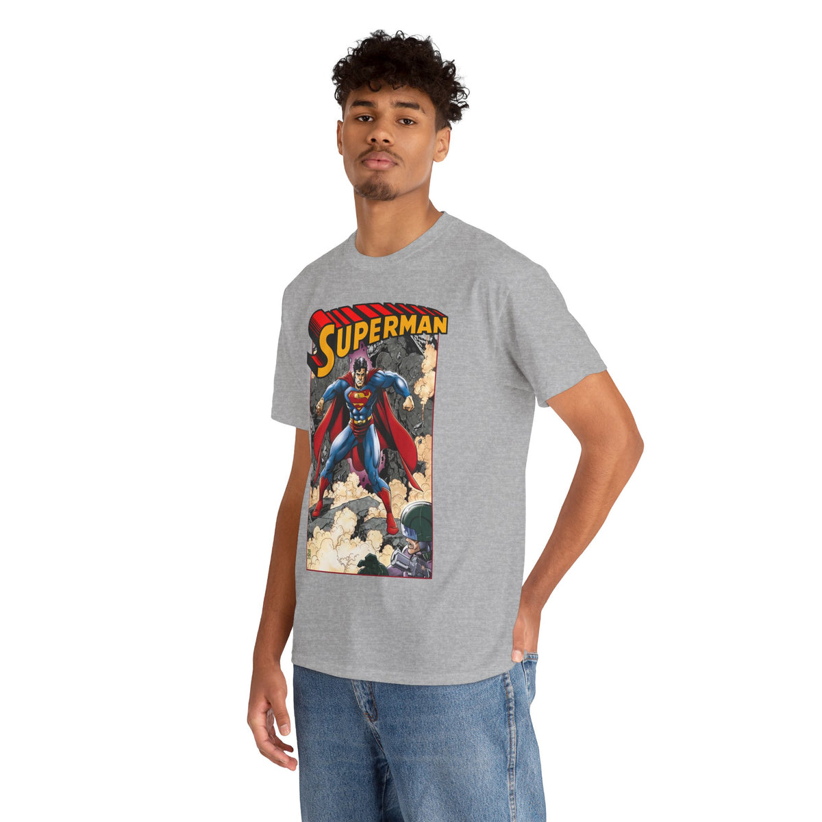Superman T-Shirt - Tom Grummett Art - DC Comics